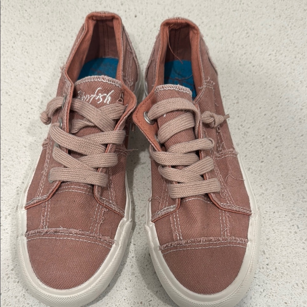 Blowfish Dusty Pink Canvas Sneakers